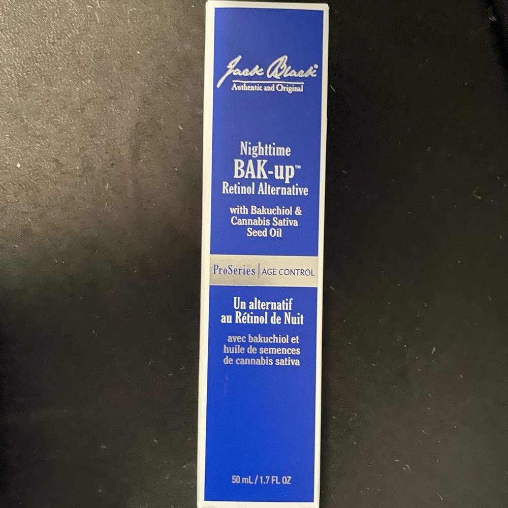 Jack Black Nighttime BAK UP cream
